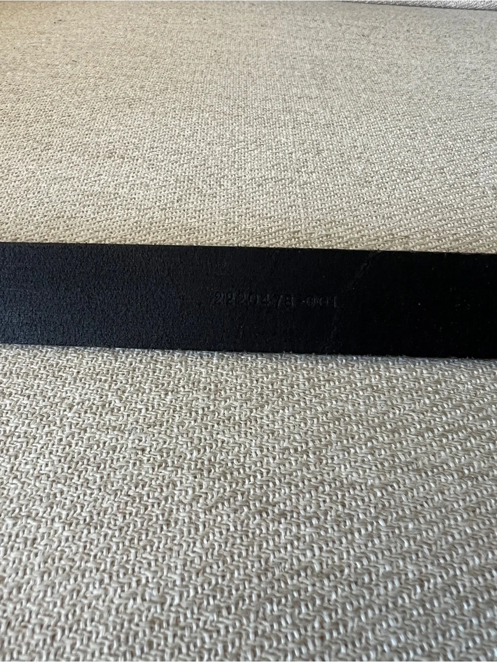 Polo Jeans Co Ralph Lauren Vintage Black Leather Belt Solid Brass Buckle S/M